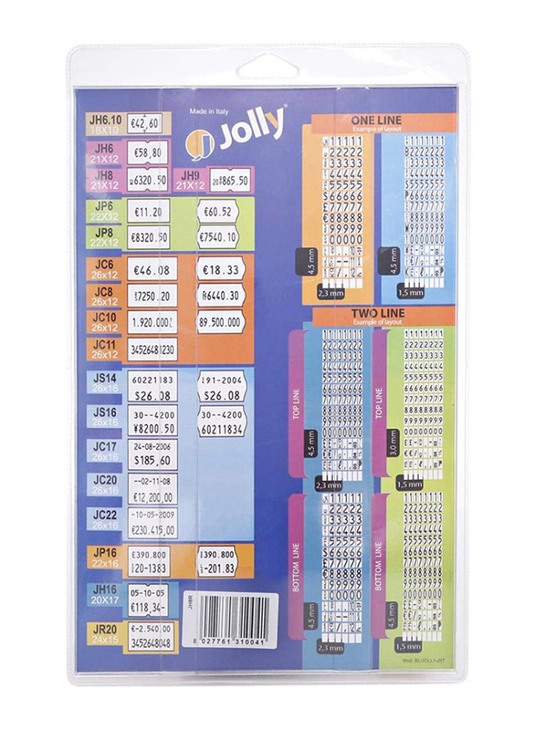 Jolly PH-8 Price Tag Labeller, Red