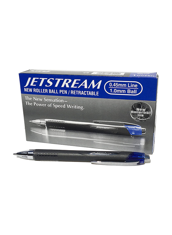 Uniball 12-Piece Jetstream Ballpoint Pens Set, 1.0mm, SX 210, Blue