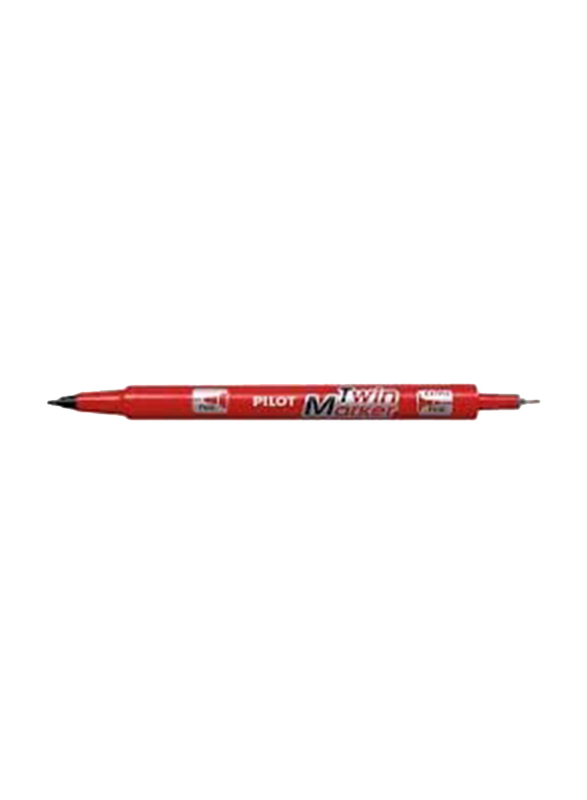 Pilot Extra Fine Twin Marker, Red