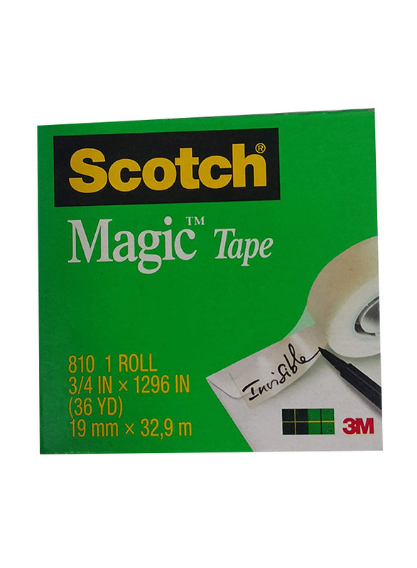 Scotch Magic Tape, 19 x 32.9mm, Clear