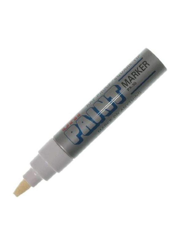 Uniball Paint Mark Chisel Tip Bold, PX-30, Silver