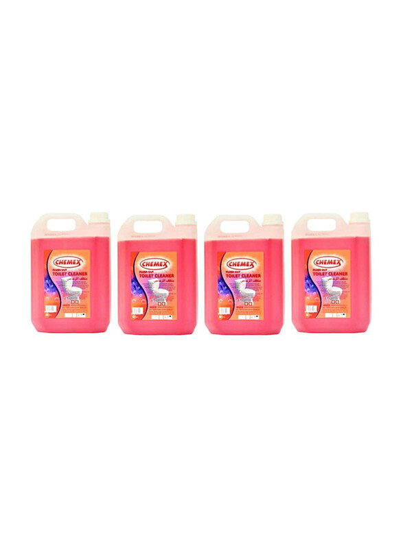 

Chemex Flushout Toilet Cleaner, 4 Pieces x 5 Liter
