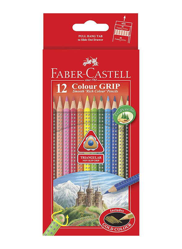 

Faber-Castell 12-Piece Color Grip pencils Set, Multicolor