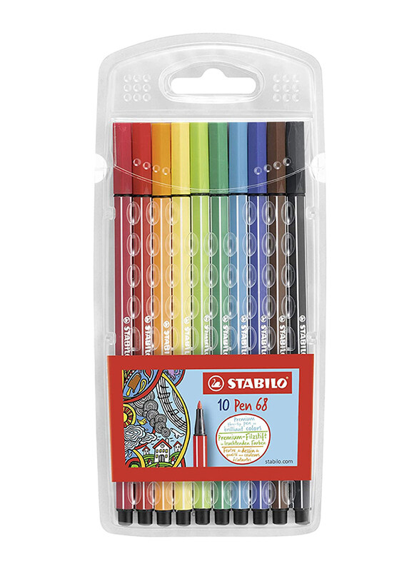 

Stabilo 10-Piece Pen 68 Sketch Pen Set, Multicolor