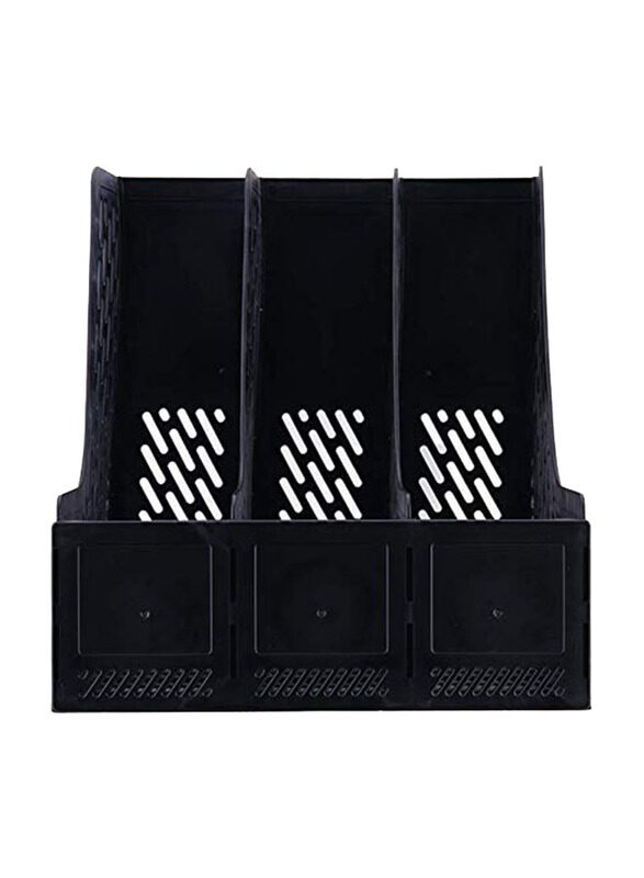 Deli PP Magazine Rack, Black