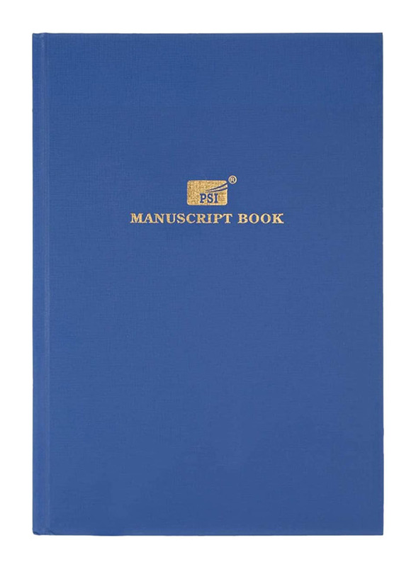 Generic Register/Manuscript Book, 150 Pages, A4 Size, Blue
