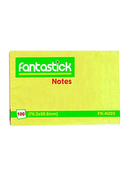 Fantastick FK-N203-12 Sticky Notes, 2 x 3 inch, Yellow