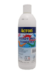 Acron Ready Mix Tempera Paint, 500ml, White R13