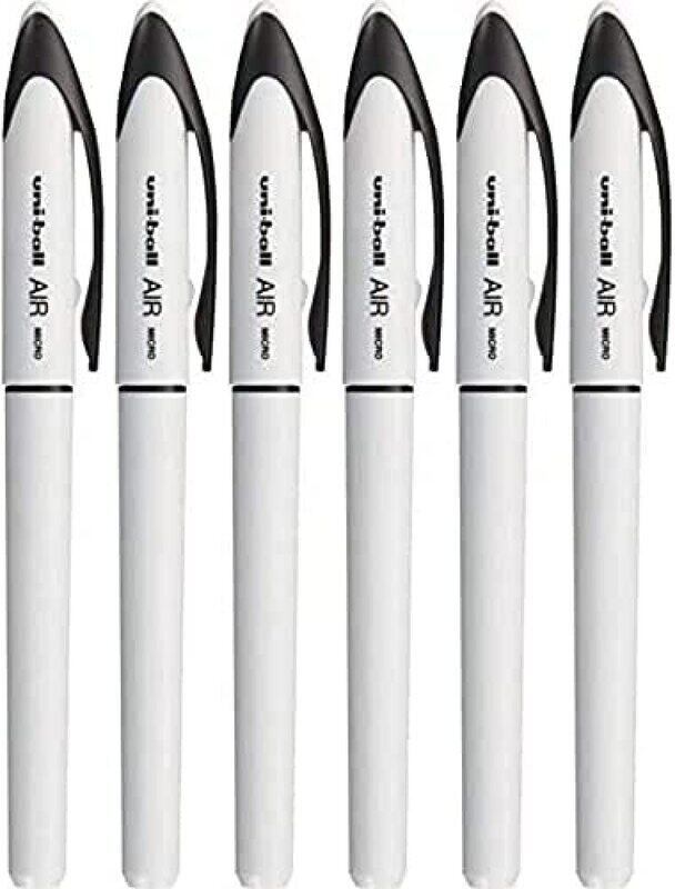 Uniball 12-Piece Roller Air Micro Ballpoint Pen, 0.5mm, Blue