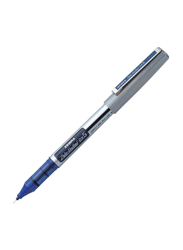 

Zebra Zeb-Roller DX5 Rollerball Pen, 0.5mm, Blue