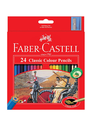 فابر كاستل مجموعة أقلام الرصاص الملونة 24 قطعة متعدد الألوان
