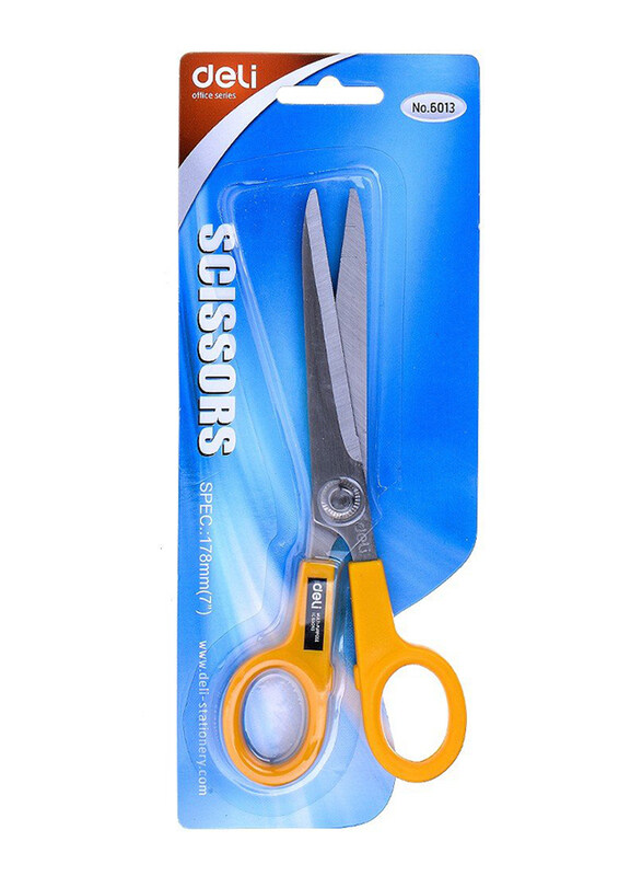 

Deli Scissors, 7 inch, E6013, Yellow