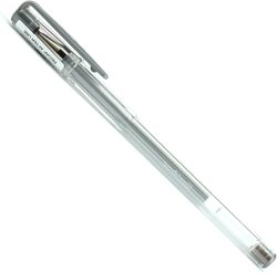 Uniball Signo Fine Gel Rollerball Pen, 0.8mm, Silver