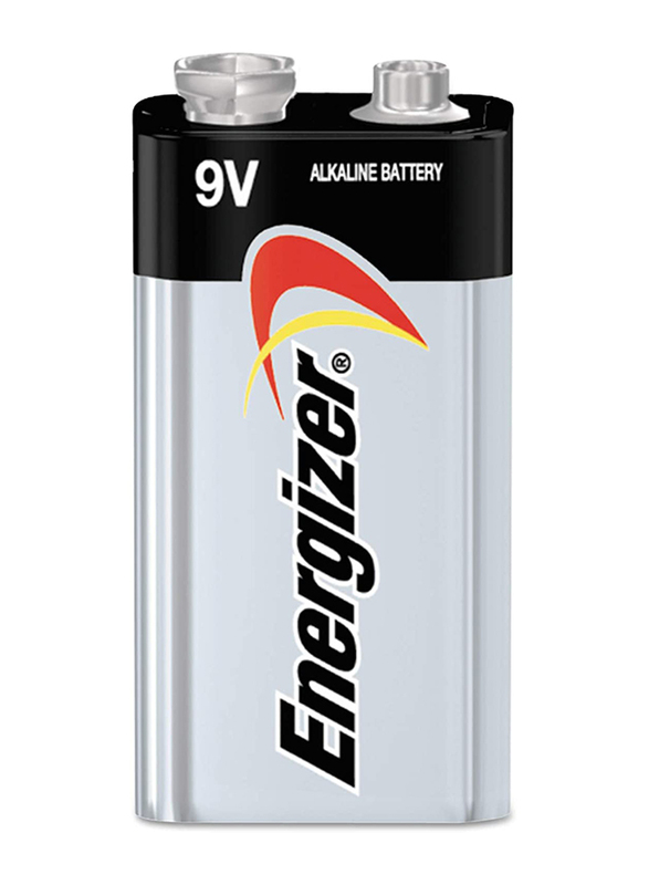 Energizer Max 9v Battery, Silver