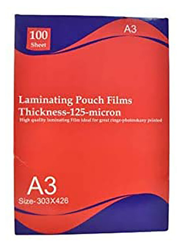 

Deluxe AMT A3 Lamination Pouch Film, 100 Sheets, Clear