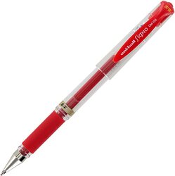 Uniball 6-Piece Signo Gel Ink Rollerball Pen Set, 1.0mm, UM-153, Red