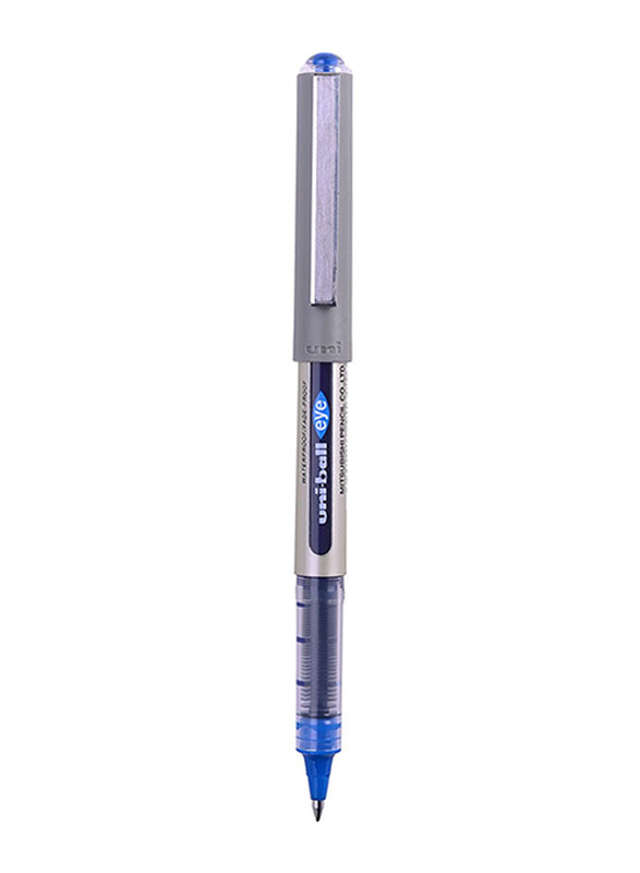 Uniball 12-Piece Eye Fine Rollerball Pen Set, 0.7mm, Blue
