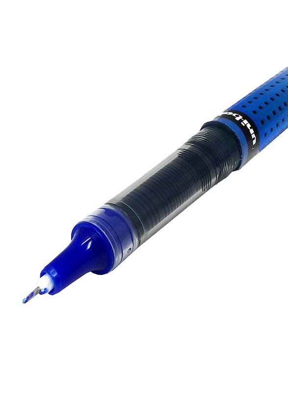 Uniball 6-Piece Needle Point Rollerball Pen Set, 0.5mm, UB-185S, Blue