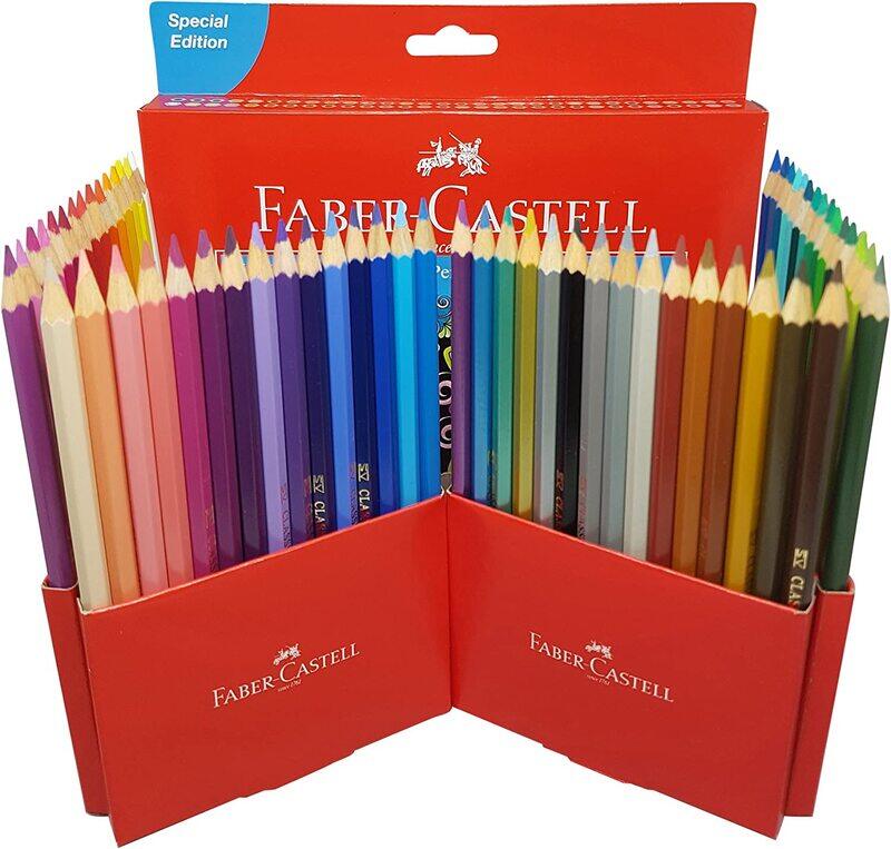 Faber-Castell 60-Piece Premium Color Pencils, Multicolour