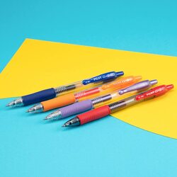 Pilot 5-Piece G2 Premium Refillable and Retractable Rolling Ball Gel Pens, 31298, Blue