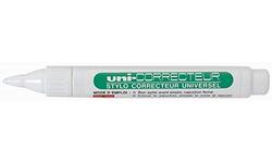 Mitsubishi 12-Piece Uniball Correction Pen Set, Clp80, White