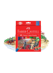 Faber-Castell 48-Piece Premium Color Pencils Set, Multicolor