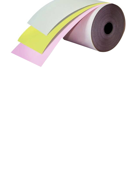 Kitchen Printer Paper Roll, 65 GSM, 2 PLY, 100 Pieces, Multicolour