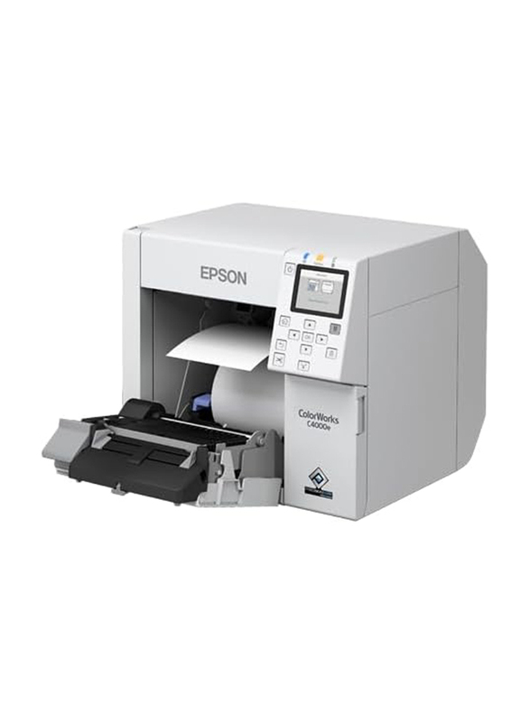 Epson Colour Label Printer, C4000e(Mk), White