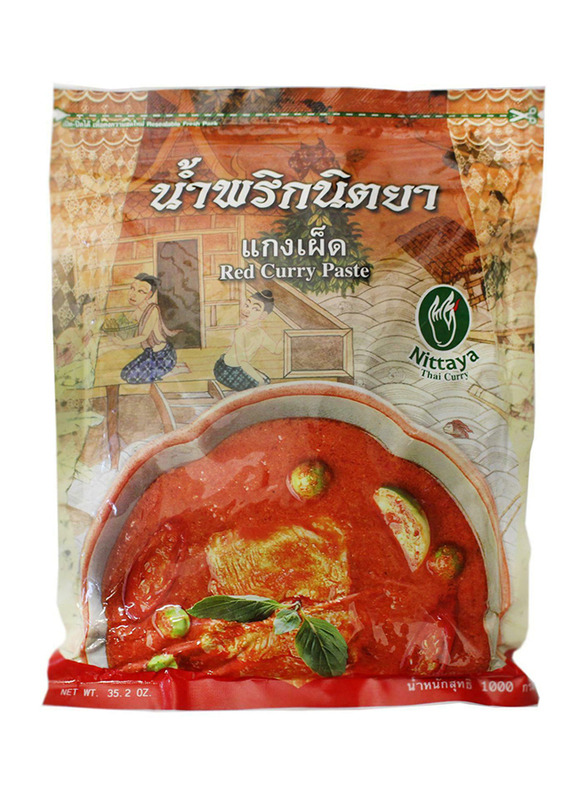 Nittaya Red Curry Paste, 1 Kg