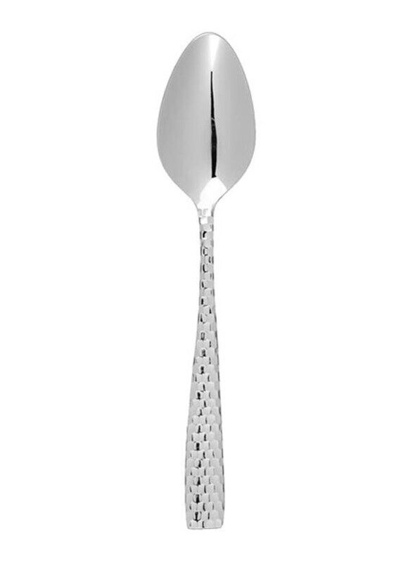 

Fortessa 9.1-inch Lucca Stainless Steel Faceted Serving Spoon, Silver