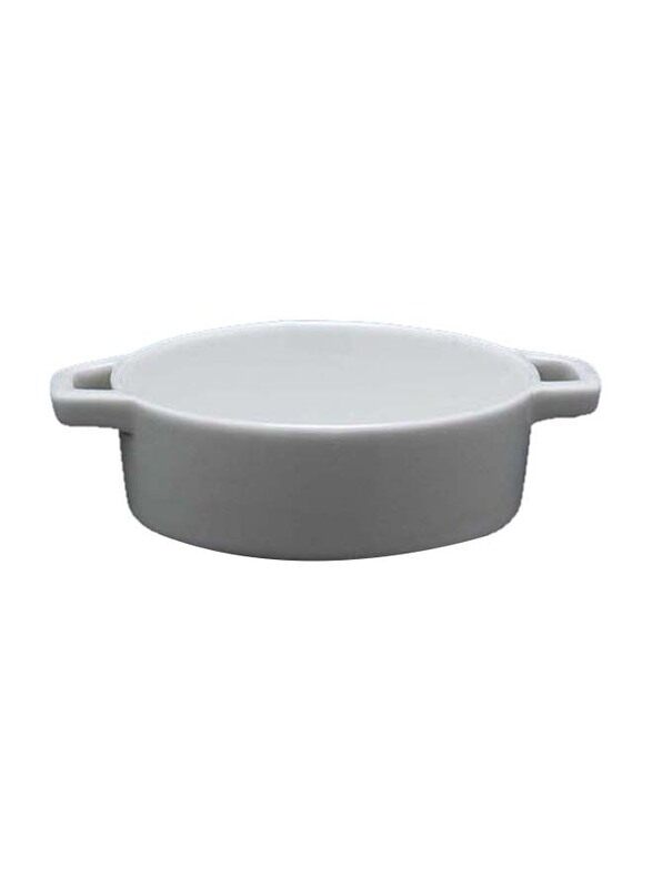 

Fortessa 2oz Basics Round Cassolette with Handles, White