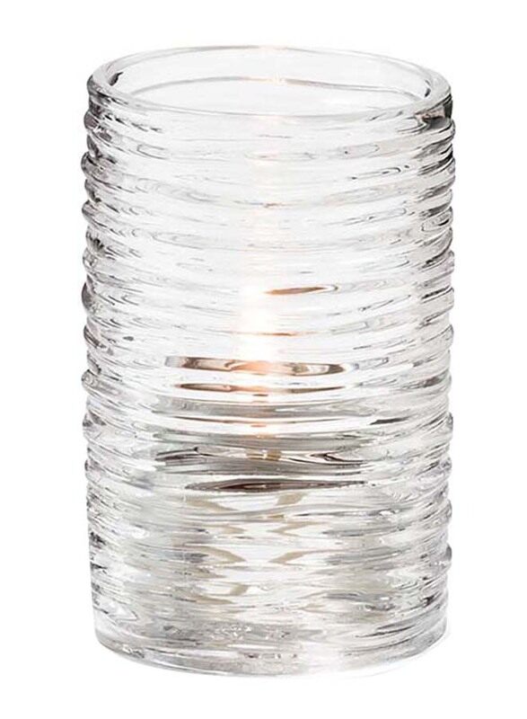 

Hollowick Candle Holder, Clear Typhoon, Clear