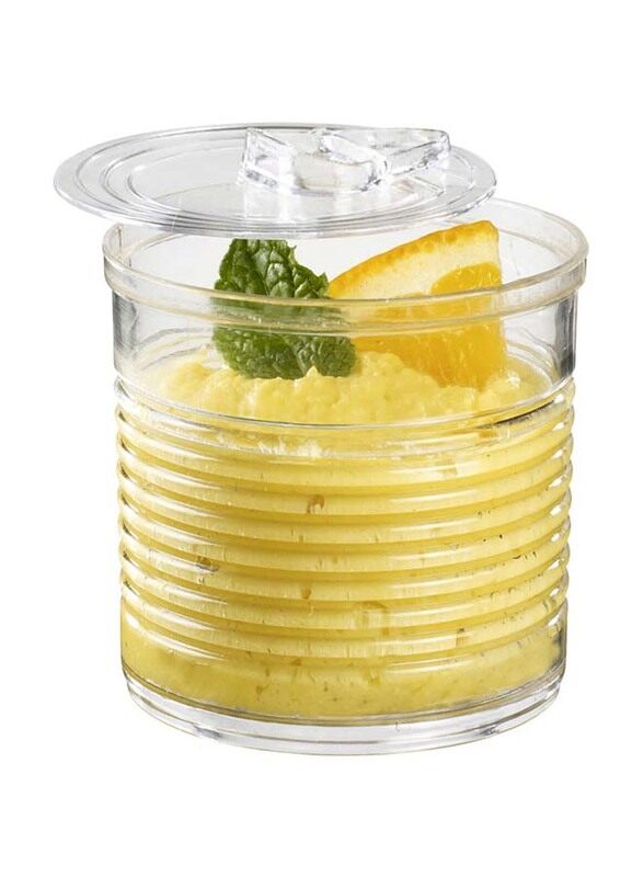 

Solia 110ml 200-Pieces Cristal Tin Can, Clear