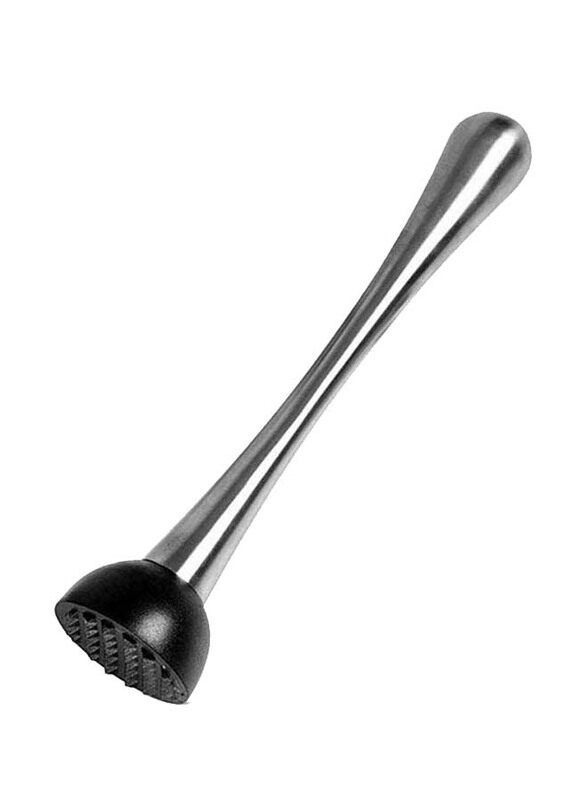 

Generic MG Barware Muddler Stainless Steel with Tenderizer Head, Silver