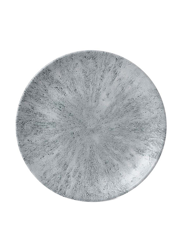 

Churchill 10.25-inch Stone Pearl Evolve Coupe Plate Set, 12-Piece, Grey