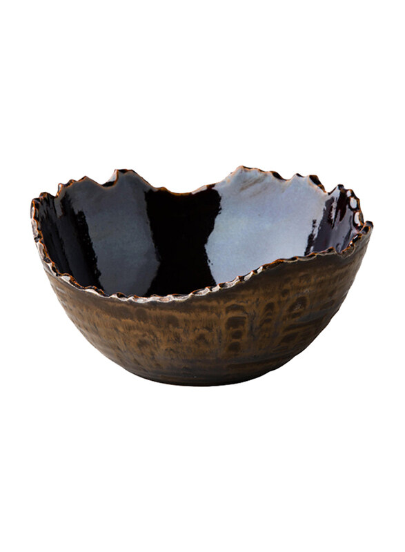 

Stylepoint 16.4cm Cracked Bowl, RD18622, Metallic Gold