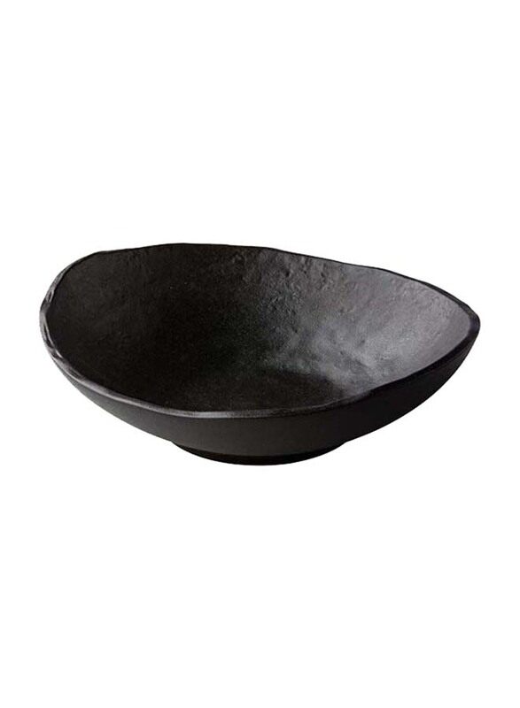 

Stylepoint 25cm Oyster Deep Plate, Black