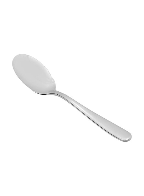 

Fortessa 7.25-inch Gourmet Stainless Steel Flat Spoon, Silver