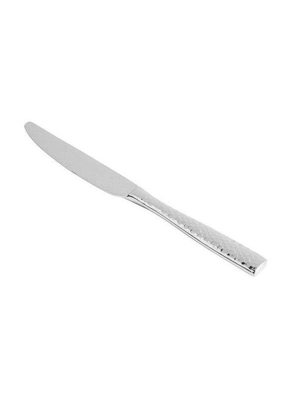 

Fortessa 8.5-inch Lucca Stainless Steel Faceted Dessert Knife, Silver