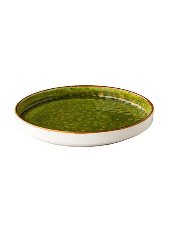 

Stylepoint 20.5cm Jersey Plate with Raised Edge Stackable, QU92055, Green