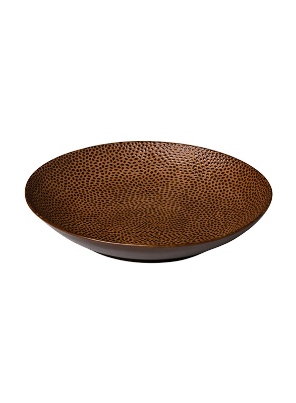 

Stylepoint 25.5cm Leopard Coupe Pasta Plate, QU21375, Brown