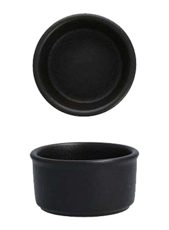 

Fortessa 2.5oz Paleo Flint Ramekin/Butternap, Black