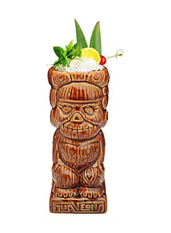 

MG Barware Suavecita Tiki Cocktail Mug, Brown