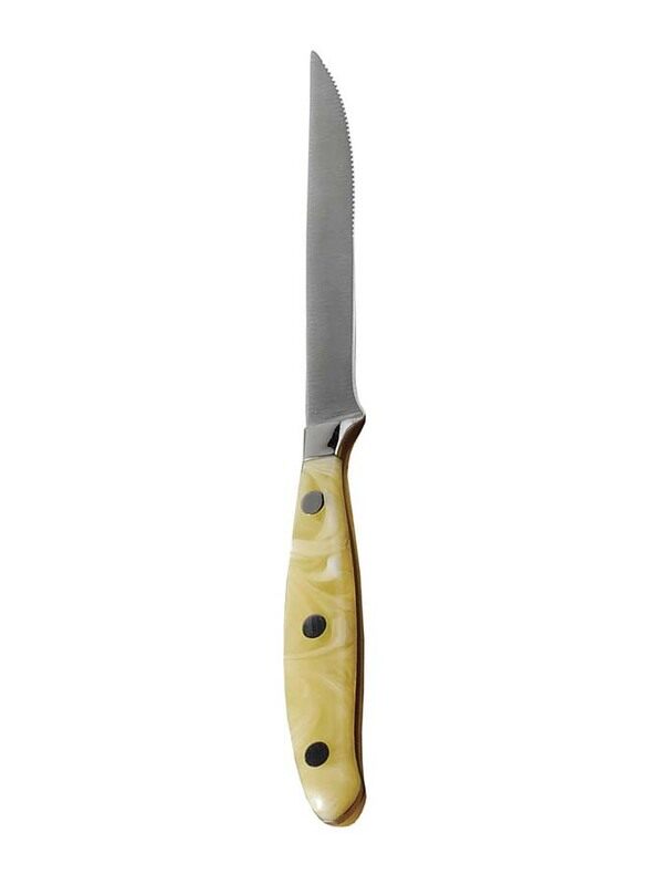 

Fortessa 8.2-inch Forged Full Tang Marbled Handle, Beige