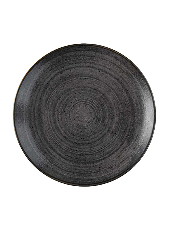 

Churchill 21.7cm Stonecast Raw Evolve Coupe Plate, Black
