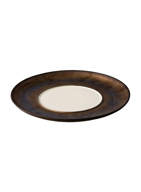 

Stylepoint 33.7cm Plate, RD18621, Metallic Gold