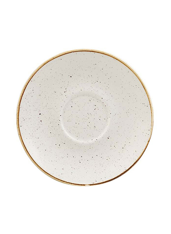 

Churchill 15.6cm Stonecast Barley Cappuccino Saucer, White