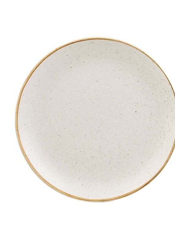 

Churchill 29cm Stonecast Evolve Coupe Plate, Barley White