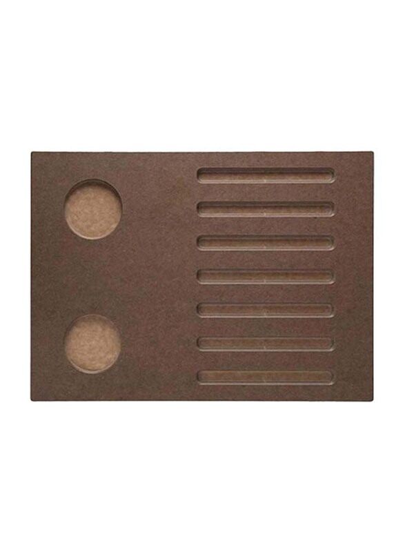 

Fortessa Rectangle Gourmet Board Taco Presentation, 13 x 9.75cm, Brown