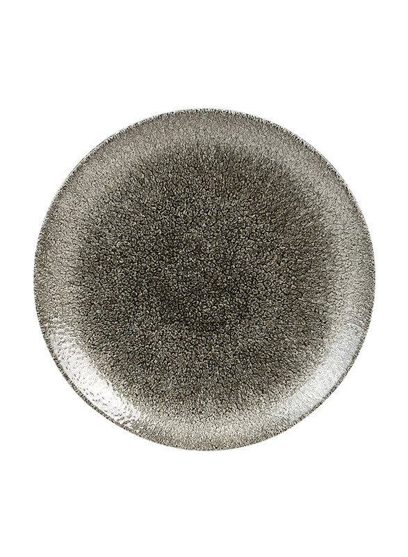 

Churchill 8.5inch 12-Pieces Raku Quartz Evolve Coupe Plate, Grey